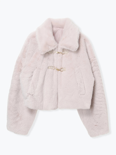 LUDIC PARK(ルディックパーク) |ファーショート丈ダッフルジャケット