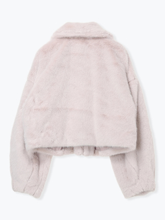 LUDIC PARK(ルディックパーク) |ファーショート丈ダッフルジャケット