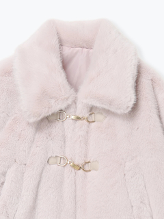 LUDIC PARK(ルディックパーク) |ファーショート丈ダッフルジャケット