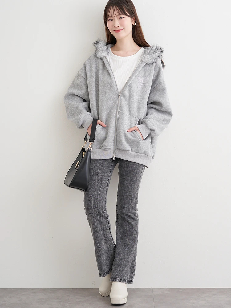 ファートリムジップパーカー / LUDIC PARK（ルディックパーク）の