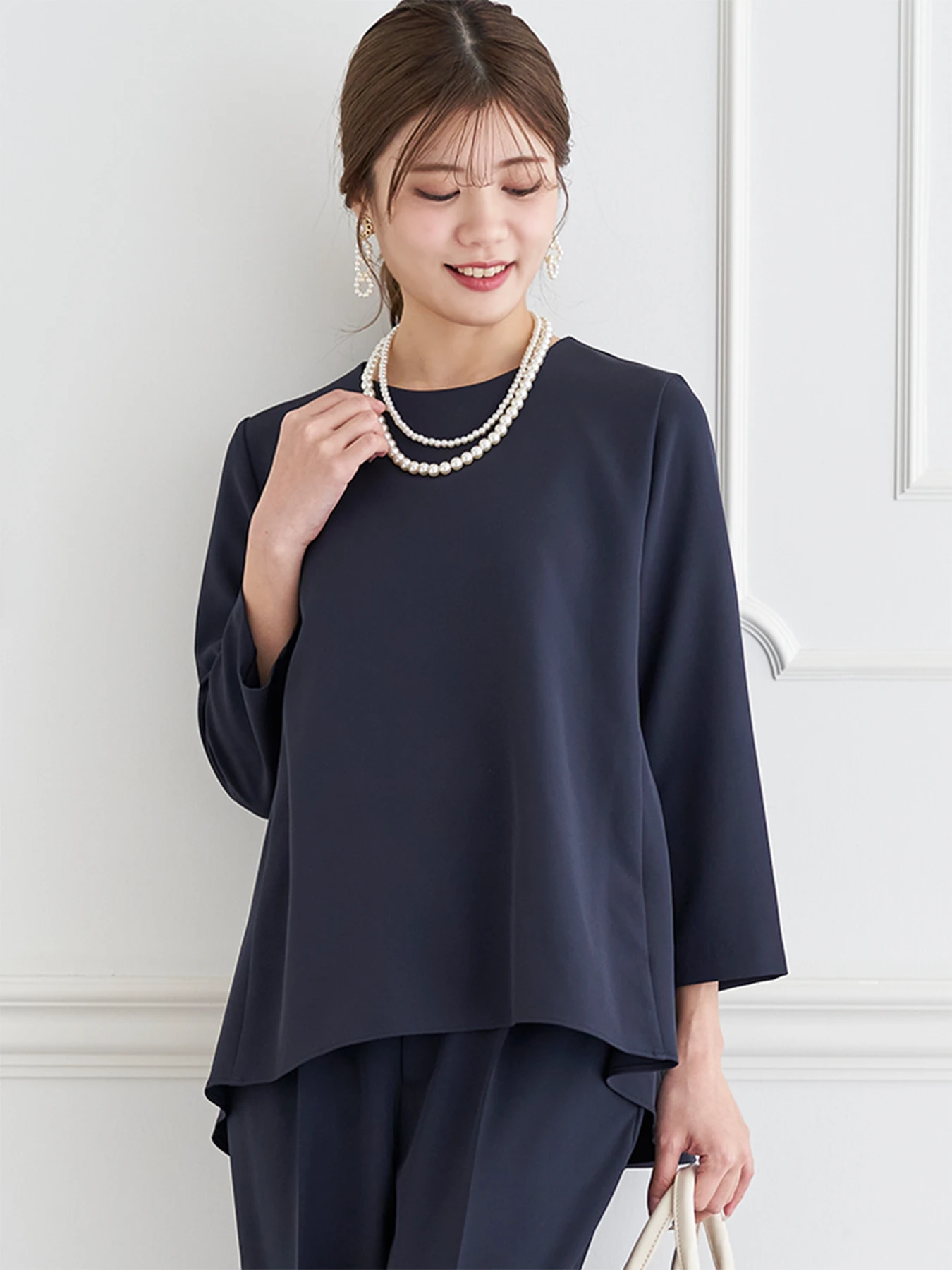 Wクロス】2WAYレース襟ブラウス(セットアップ可) / LUDIC PARK（ル