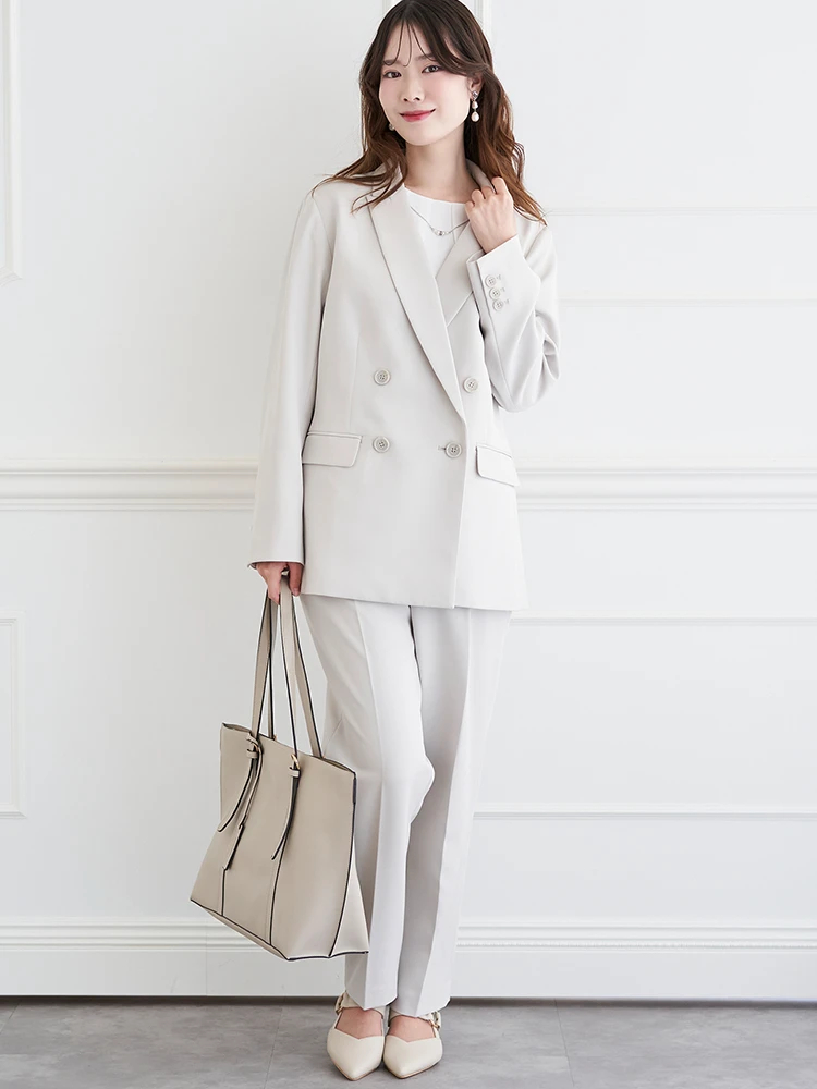 Wクロス】Wボタンテーラードジャケット(セットアップ可) / LUDIC PARK