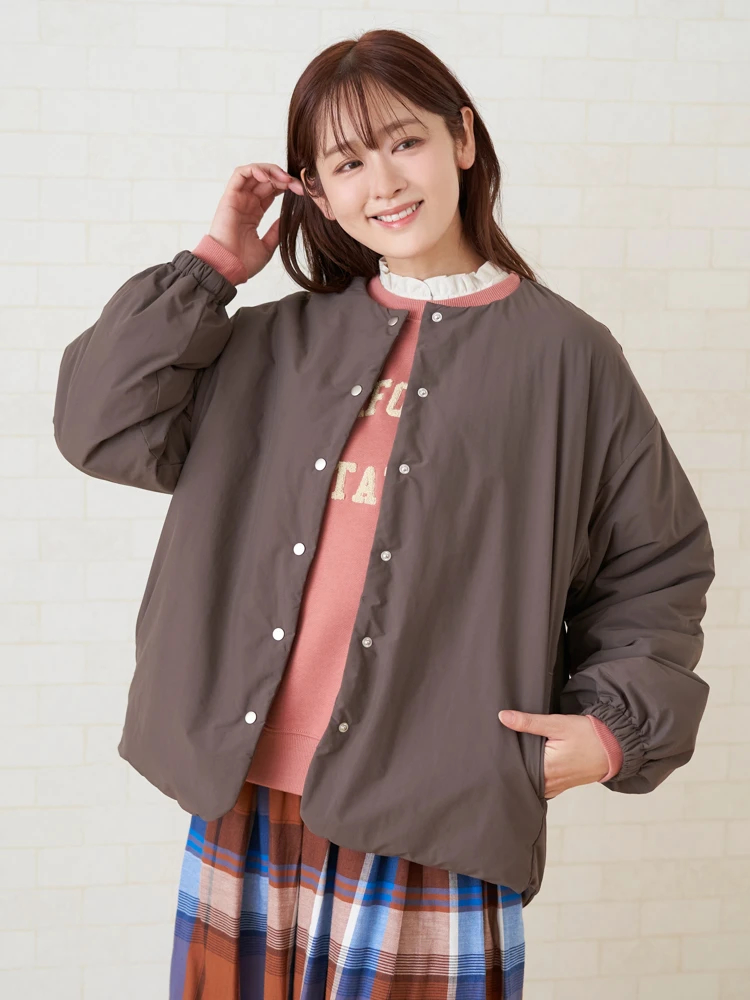 中綿ノーカラーブルゾン / Hare no hi（ハレノヒ）のジャケット