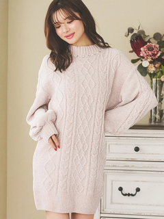 訳あり ラデュレ モールニット フレーズシャンティ ワンピース ルームウェア 訳あり ラデュレ モールニット フレーズシャンティ ワンピース ルーム