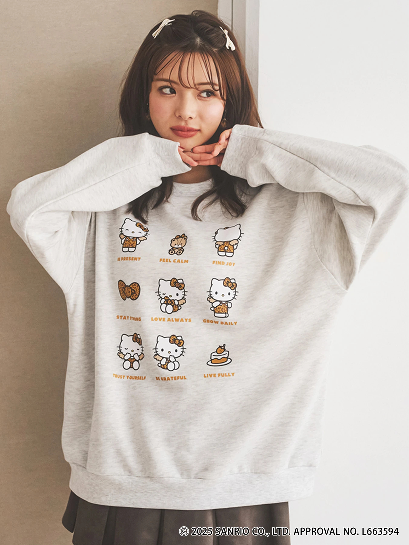 きてぃページ ハローキティ9連トレーナー / LUDIC PARK（ルディックパーク）の