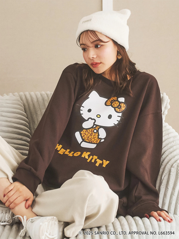 LUDIC PARK(ルディックパーク) |ハローキティヒョウ柄トレーナー