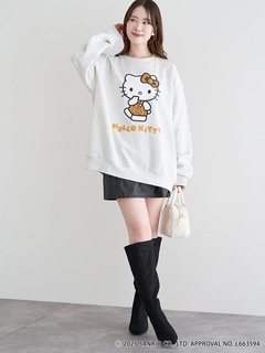 LUDIC PARK(ルディックパーク) |ハローキティヒョウ柄トレーナー