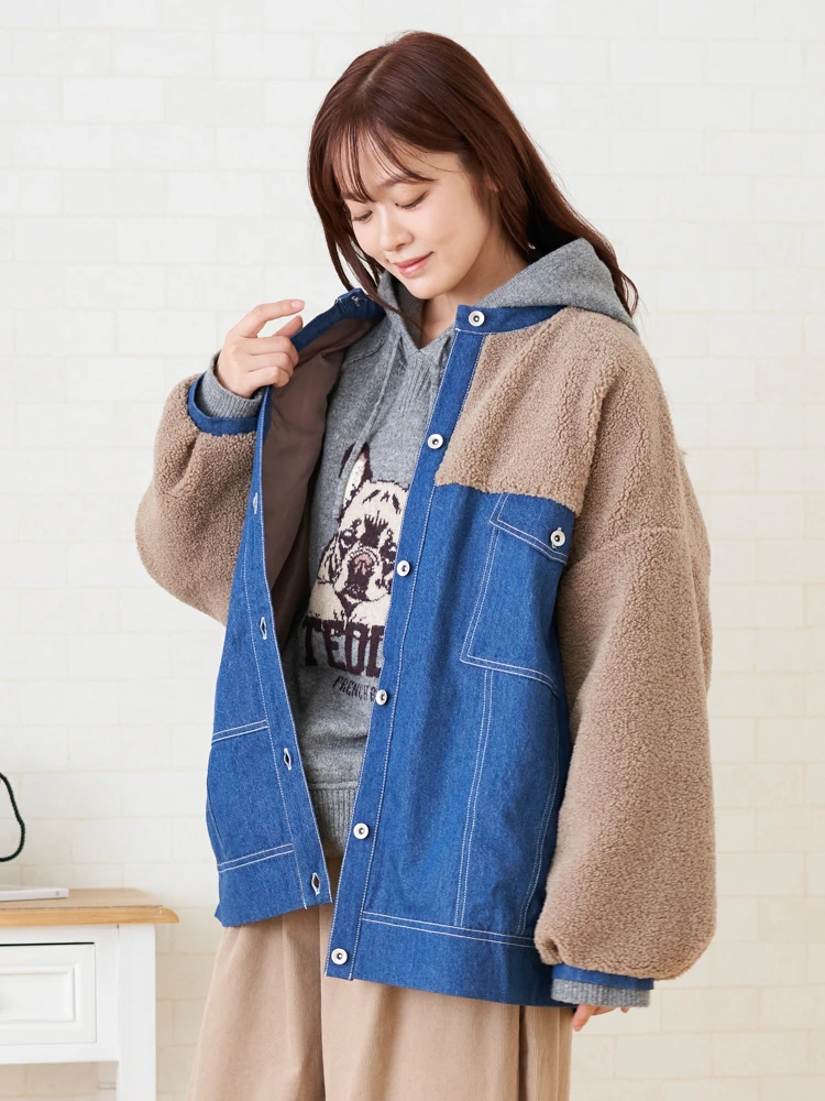 ボア切り替えブルゾン / Hare no hi（ハレノヒ）のジャケット