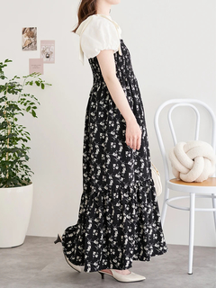 LUDIC PARK(ルディックパーク) |小花柄シャーリングキャミワンピース