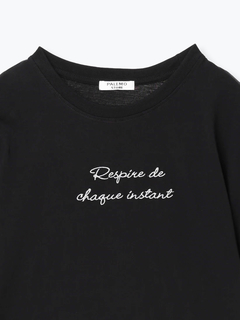 LUDIC PARK(ルディックパーク) |ラメミニロゴ刺繍ターンバックTシャツ