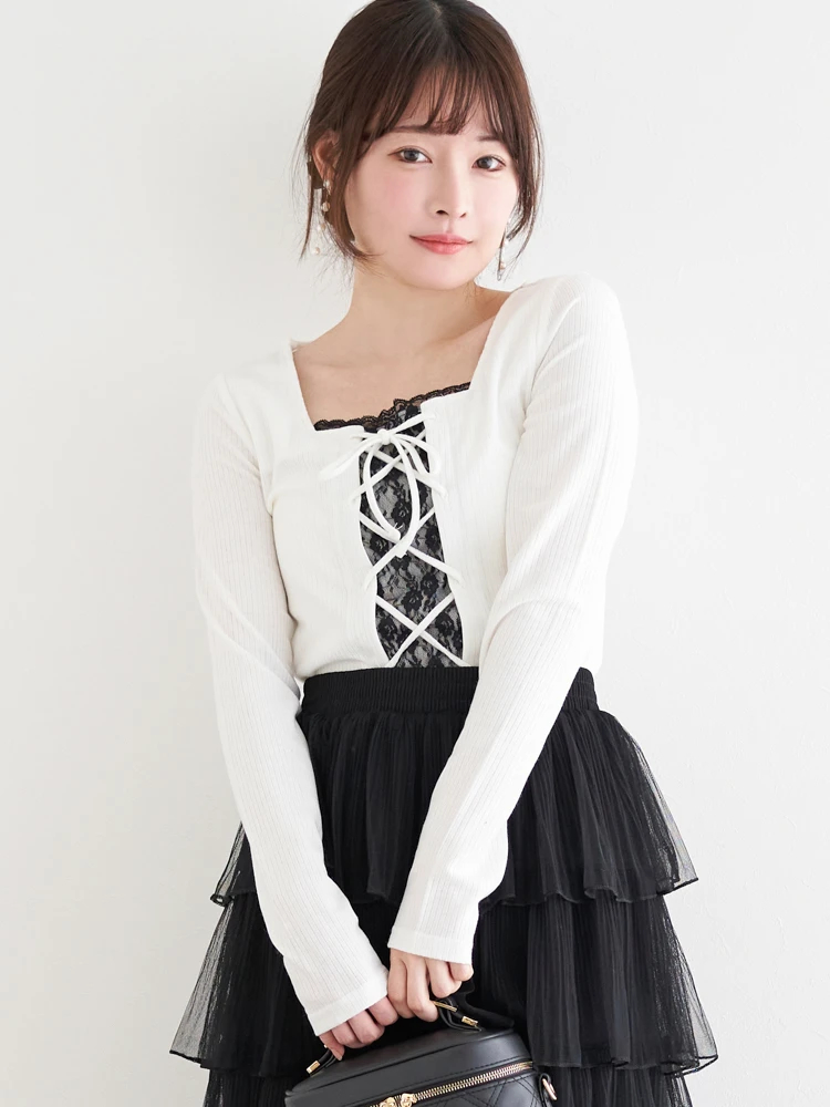 テレコレイヤード風レーストップス / LUDIC PARK（ルディックパーク