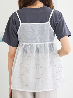 LUDIC PARK(ルディックパーク) |ラメ刺繍キャミソールビスチェ