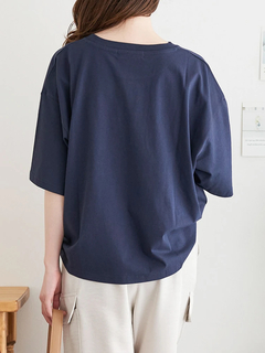 LUDIC PARK(ルディックパーク) |【接触冷感】レトロロゴラメ刺繍Tシャツ