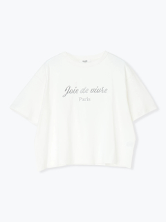 LUDIC PARK(ルディックパーク) |【接触冷感】レトロロゴラメ刺繍Tシャツ