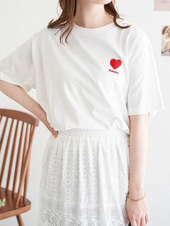 LUDIC PARK(ルディックパーク) |【接触冷感】サガラハートTシャツ