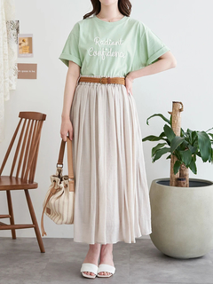 LUDIC PARK(ルディックパーク) |【接触冷感】コード刺繍Tシャツ