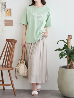 LUDIC PARK(ルディックパーク) |【接触冷感】コード刺繍Tシャツ