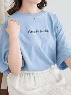 LUDIC PARK(ルディックパーク) |【接触冷感】チェーン刺繍Tシャツ