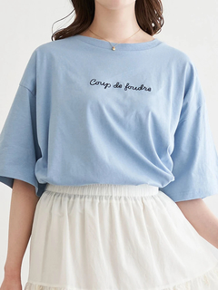 LUDIC PARK(ルディックパーク) |【接触冷感】チェーン刺繍Tシャツ