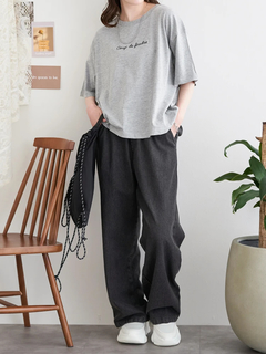 LUDIC PARK(ルディックパーク) |【接触冷感】チェーン刺繍Tシャツ