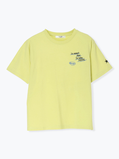 LUDIC PARK(ルディックパーク) |【接触冷感】ランダム刺繍Tシャツ