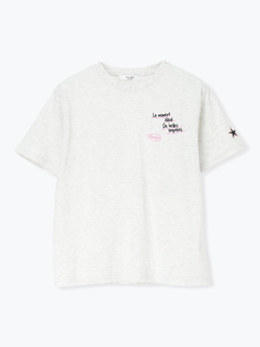 LUDIC PARK(ルディックパーク) |【接触冷感】ランダム刺繍Tシャツ