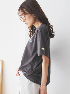 LUDIC PARK(ルディックパーク) |【接触冷感】ランダム刺繍Tシャツ