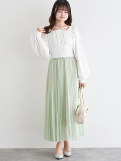 LUDIC PARK(ルディックパーク) |ジルコンプリーツロングスカート