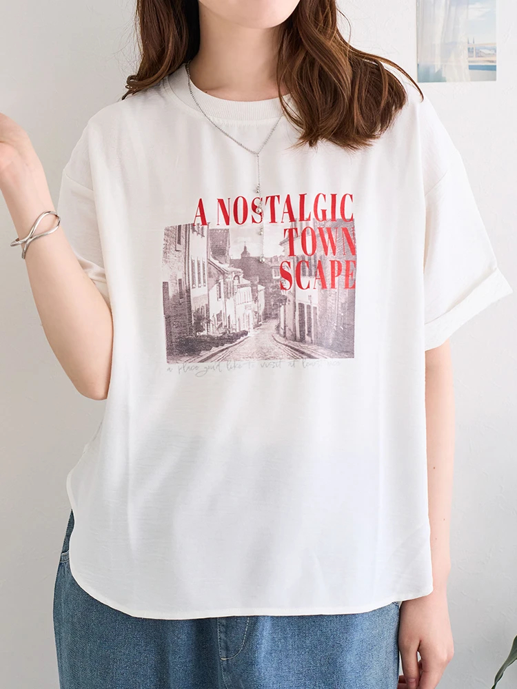 ノスタルジックフォトルーズTシャツ