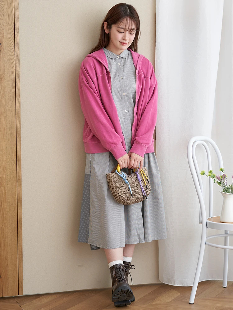 ヴィンテージライクジップパーカー / Hare no hi（ハレノヒ）の