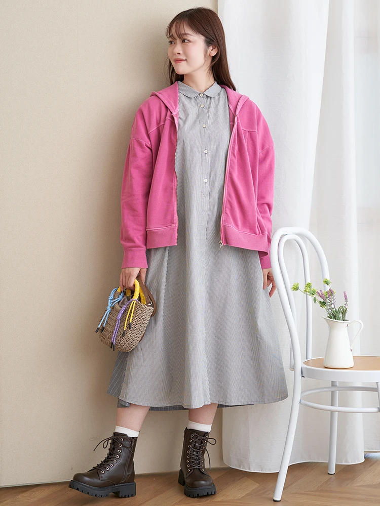 ヴィンテージライクジップパーカー / Hare no hi（ハレノヒ）の