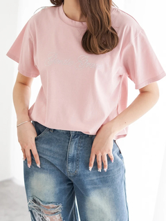 LUDIC PARK(ルディックパーク) |ミニマルジルコンロゴTシャツ