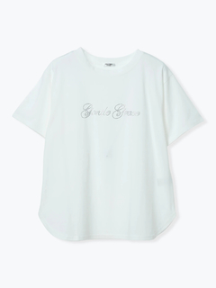 LUDIC PARK(ルディックパーク) |ミニマルジルコンロゴTシャツ