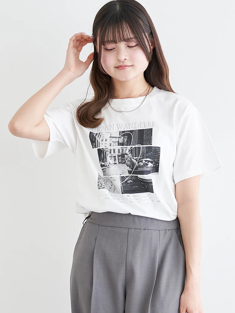 LUDIC PARK(ルディックパーク) |モノトーンフォトTシャツ