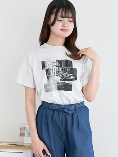 LUDIC PARK(ルディックパーク) |モノトーンフォトTシャツ