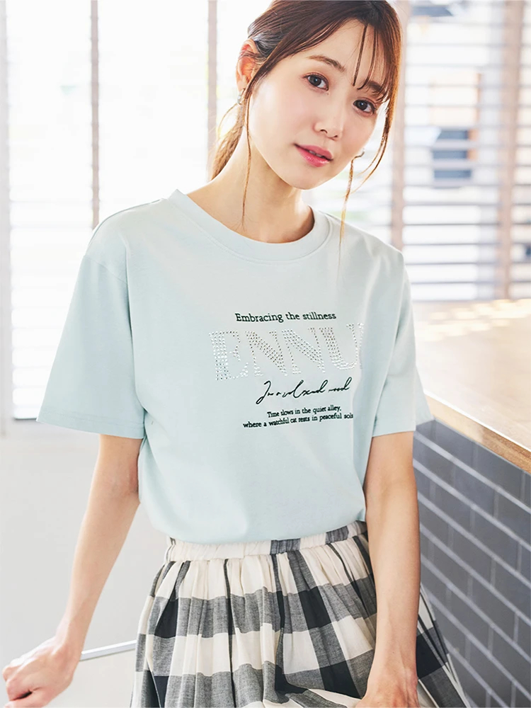 LUDIC PARK(ルディックパーク) |【キレサラ 機能Tシャツ】ジルコン×フロッキーロゴTシャツ