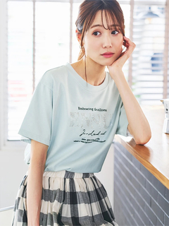 LUDIC PARK(ルディックパーク) |【キレサラ 機能Tシャツ】ジルコン×フロッキーロゴTシャツ