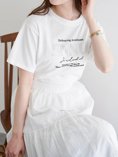 LUDIC PARK(ルディックパーク) |【キレサラ 機能Tシャツ】ジルコン×フロッキーロゴTシャツ