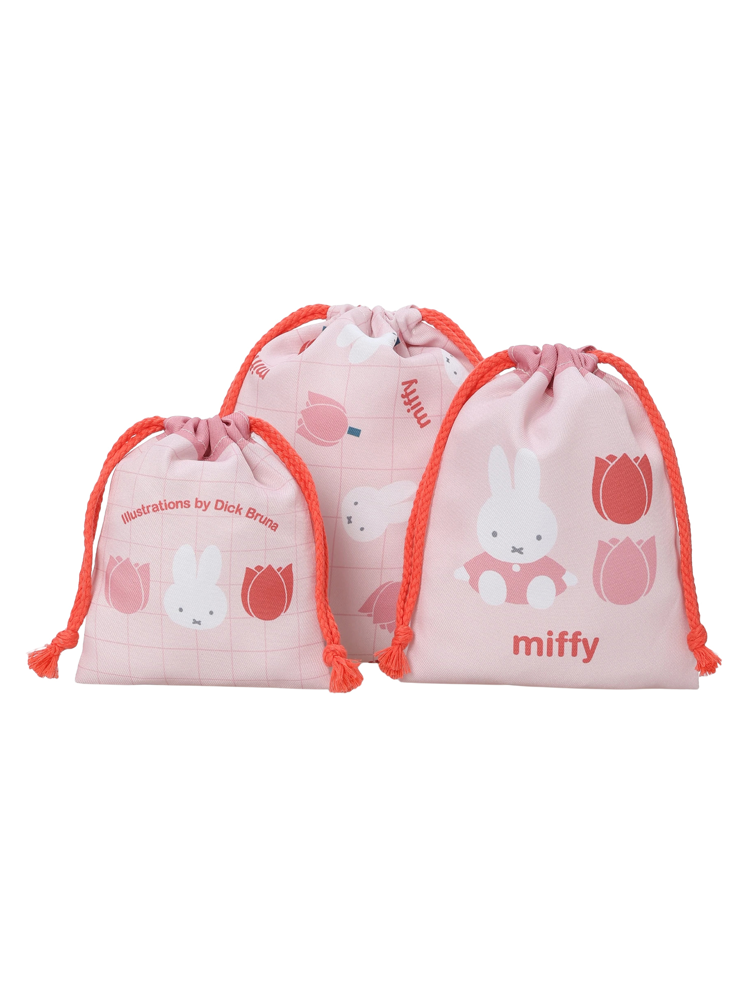 miffy チューリップ 巾着3点セット【ミッフィー】 / Hare no hi
