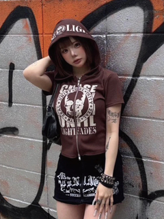 LUDIC PARK(ルディックパーク) |【イロハコラボ】スカルプリントZIPパーカー