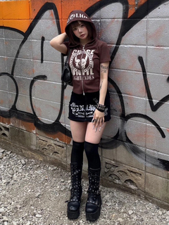 LUDIC PARK(ルディックパーク) |【イロハコラボ】スカルプリントZIPパーカー