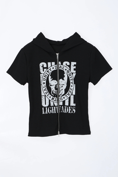 LUDIC PARK(ルディックパーク) |【イロハコラボ】スカルプリントZIPパーカー