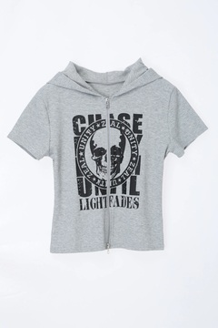 LUDIC PARK(ルディックパーク) |【イロハコラボ】スカルプリントZIPパーカー