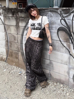 LUDIC PARK(ルディックパーク) |【イロハコラボ】裏毛ラインストーンパンツ