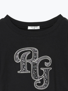 LUDIC PARK(ルディックパーク) |ラインストーンロゴ ショートTシャツ