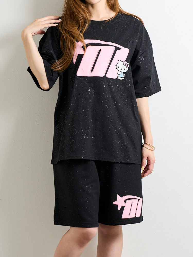 【SETUP】サンリオキャラクターズ ゆるTシャツ×ハーフパンツ