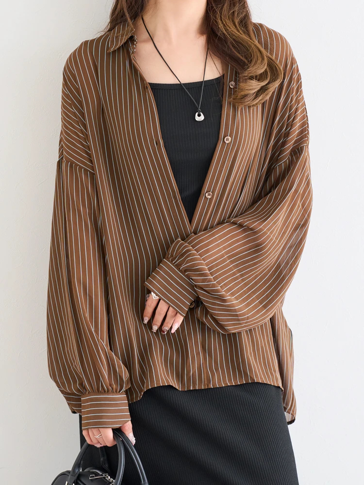 [SET]アソートシフォンチェックシャツ×タンクトップ