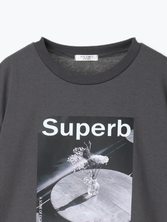 LUDIC PARK(ルディックパーク) |レーススリーブレイヤードフォトTシャツ