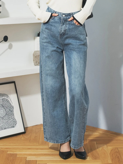 LUDIC PARK(ルディックパーク) |バッグリボンデニムワイドパンツ