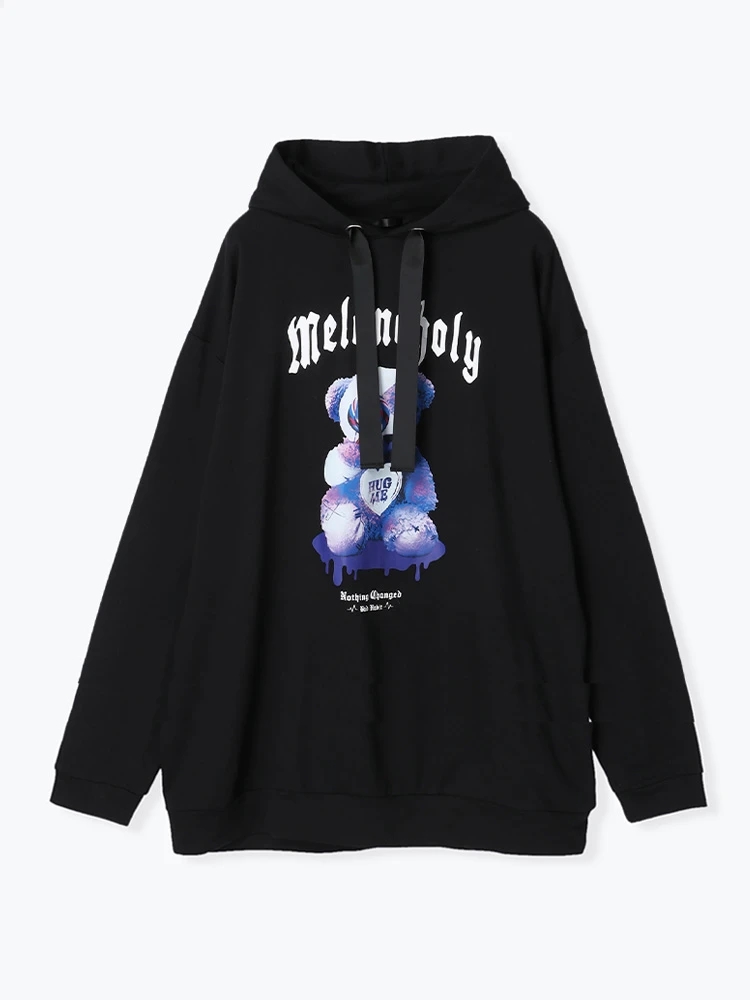 Candy病みくま裏毛ユニセックスパーカー パーカー 紫 黒 ピンク 公式 かわいい量産 地雷のレディースファッションブランド のnoemie ノエミー 公式通販サイト Candy病みくま裏毛ユニセックスパーカー パーカー 紫 黒 ピンク 公式 かわいい量産 地雷のレディースファッションブランド のnoemie ノエミー 公式通販サイト